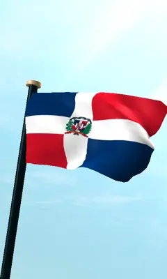 Dominican Republic Flag 3D Free android App screenshot 14