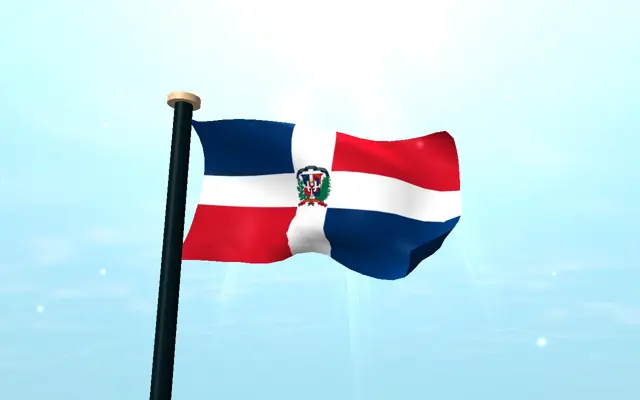 Dominican Republic Flag 3D Free android App screenshot 5