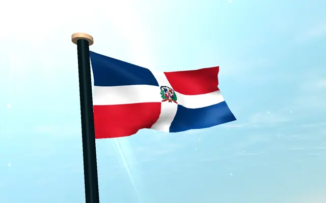 Dominican Republic Flag 3D Free android App screenshot 6